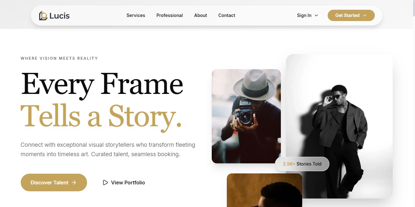 Photo Studio Website
